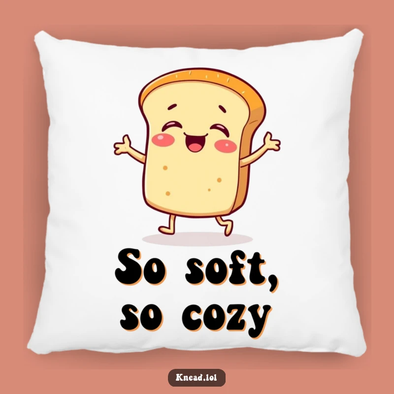 Funny Bread Roll Pillow: Soft Giggling Character, Comfy & Cute Gift