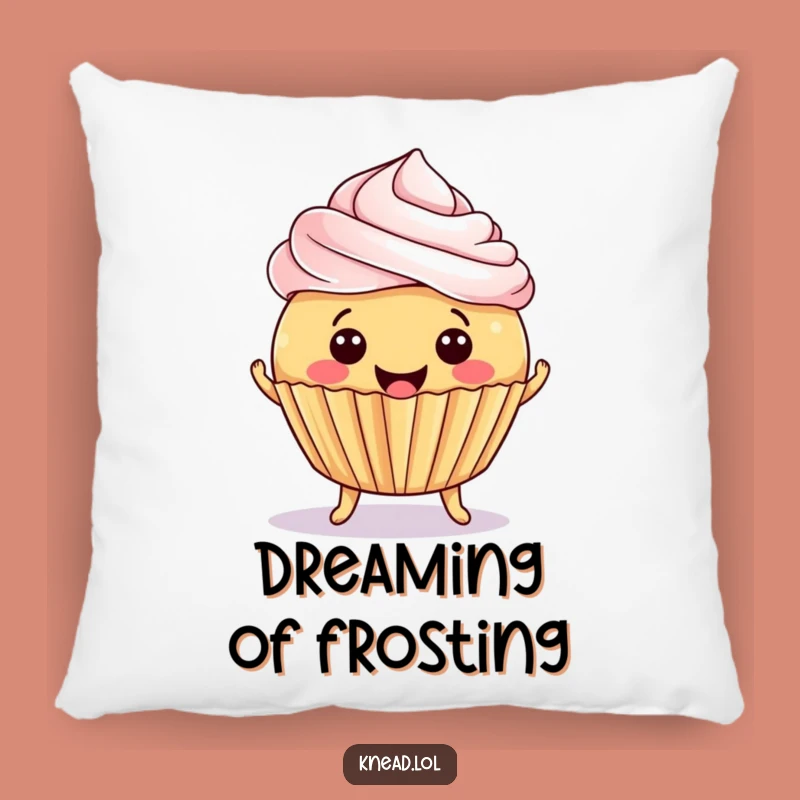 Funny Cupcake Jiggle Pillow: Cozy Treat, Perfect Comfort Dessert Gift!