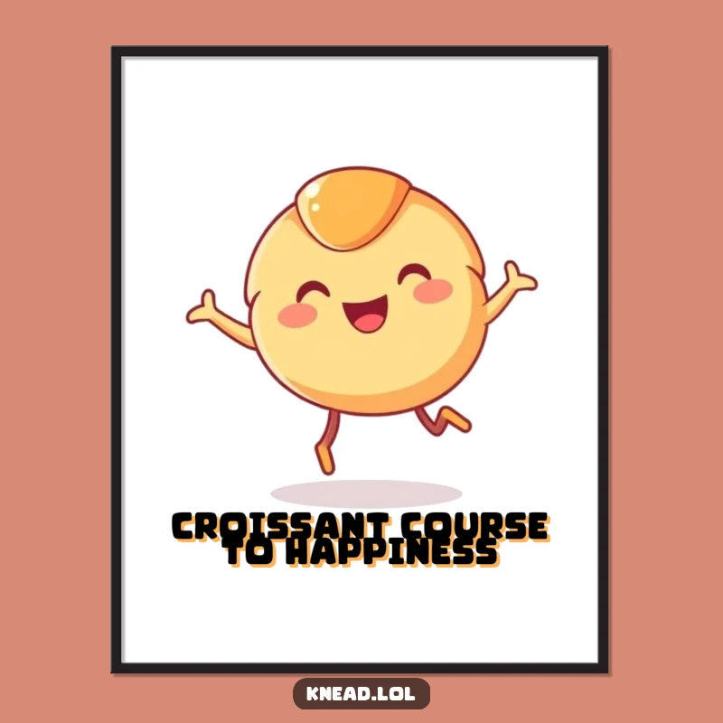 Funny Free Printable Croissant Art: Hilarious Downloadable Wall Art for Your Kitchen