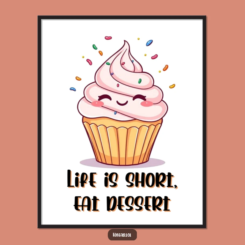 Funny Free Printable Cupcake Art: Witty Downloadable Wall Decor for Sweet Spaces